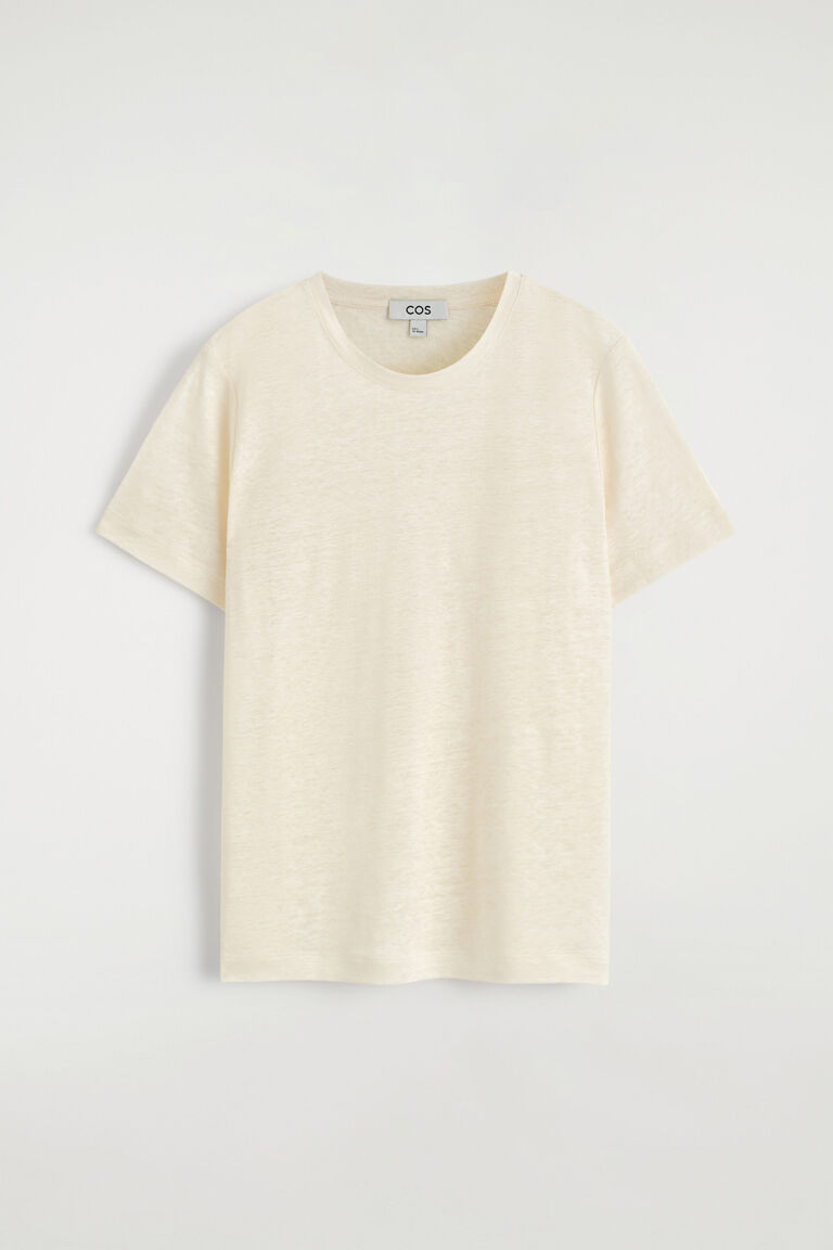 CREW-NECK LINEN T-SHIRT