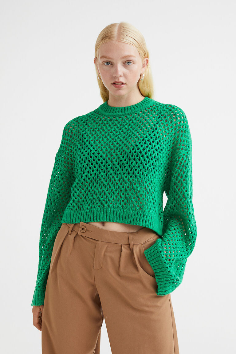 Holeknit jumper