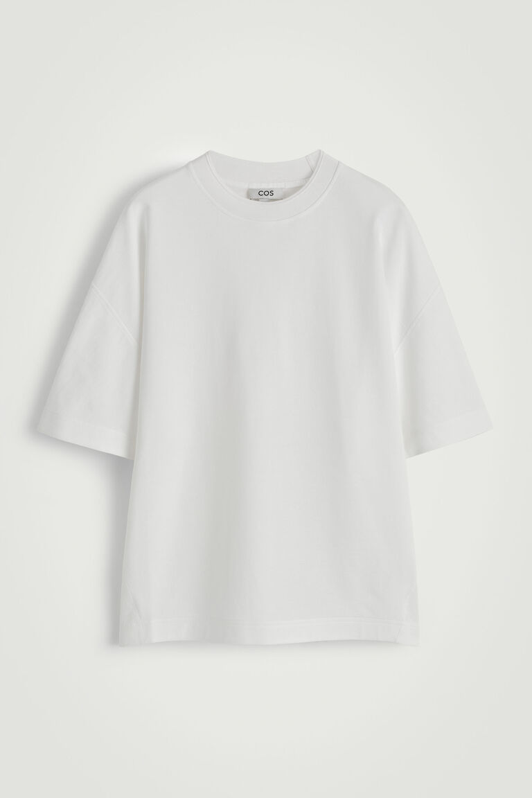 OVERSIZED PANELLED COTTON T-SHIRT
