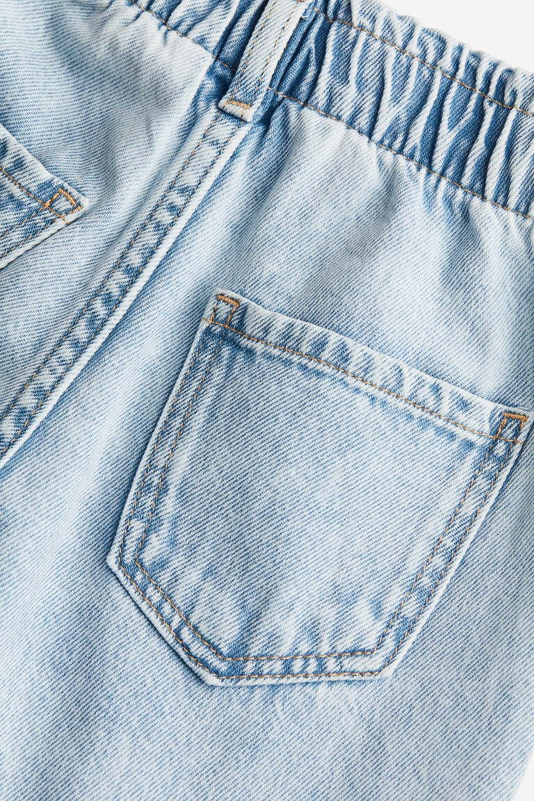RELAXED TAILORED DENIM LOOSE FITTING PANTS