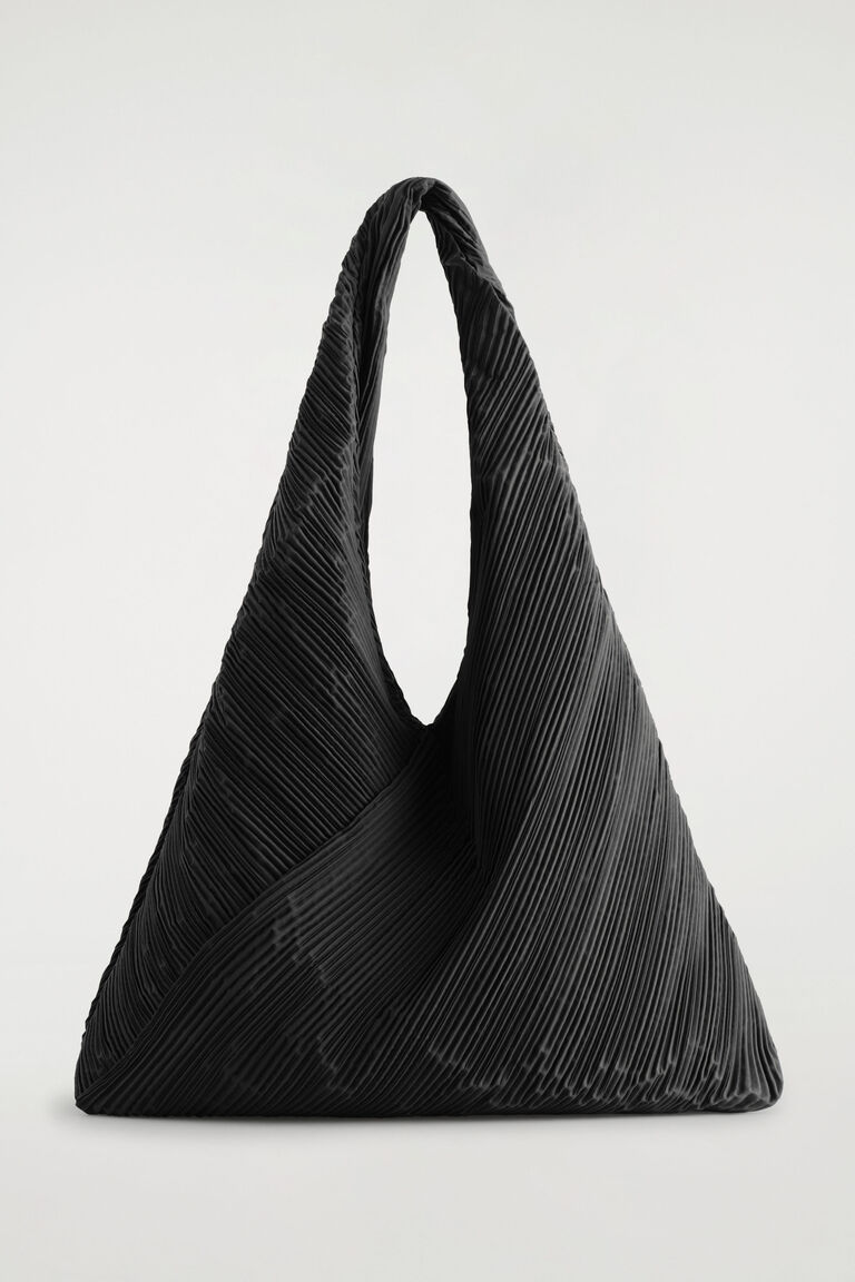 SCULPTURAL SHOULDER BAG – PLISSÉ