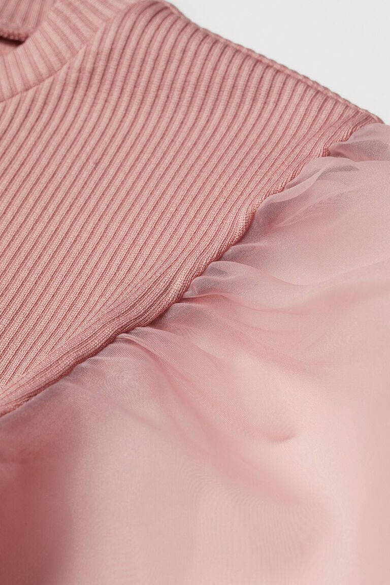h&m organza top