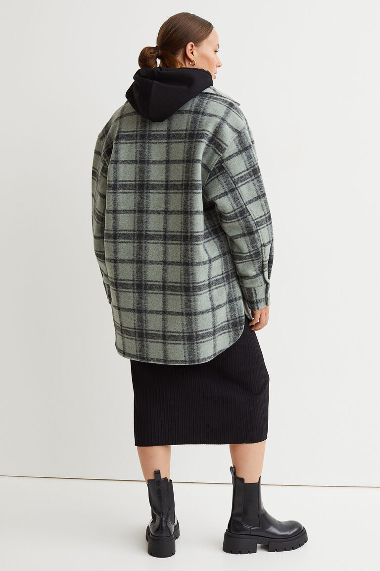 Felted shacket