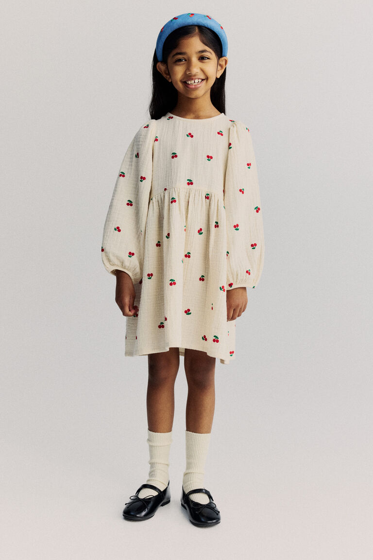 Cotton muslin dress