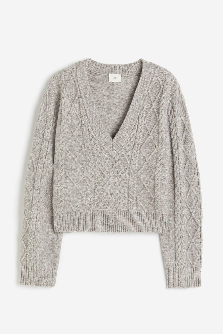 Cableknit jumper