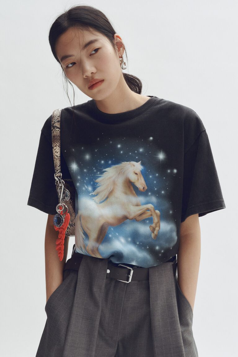 Oversized printed T-shirt