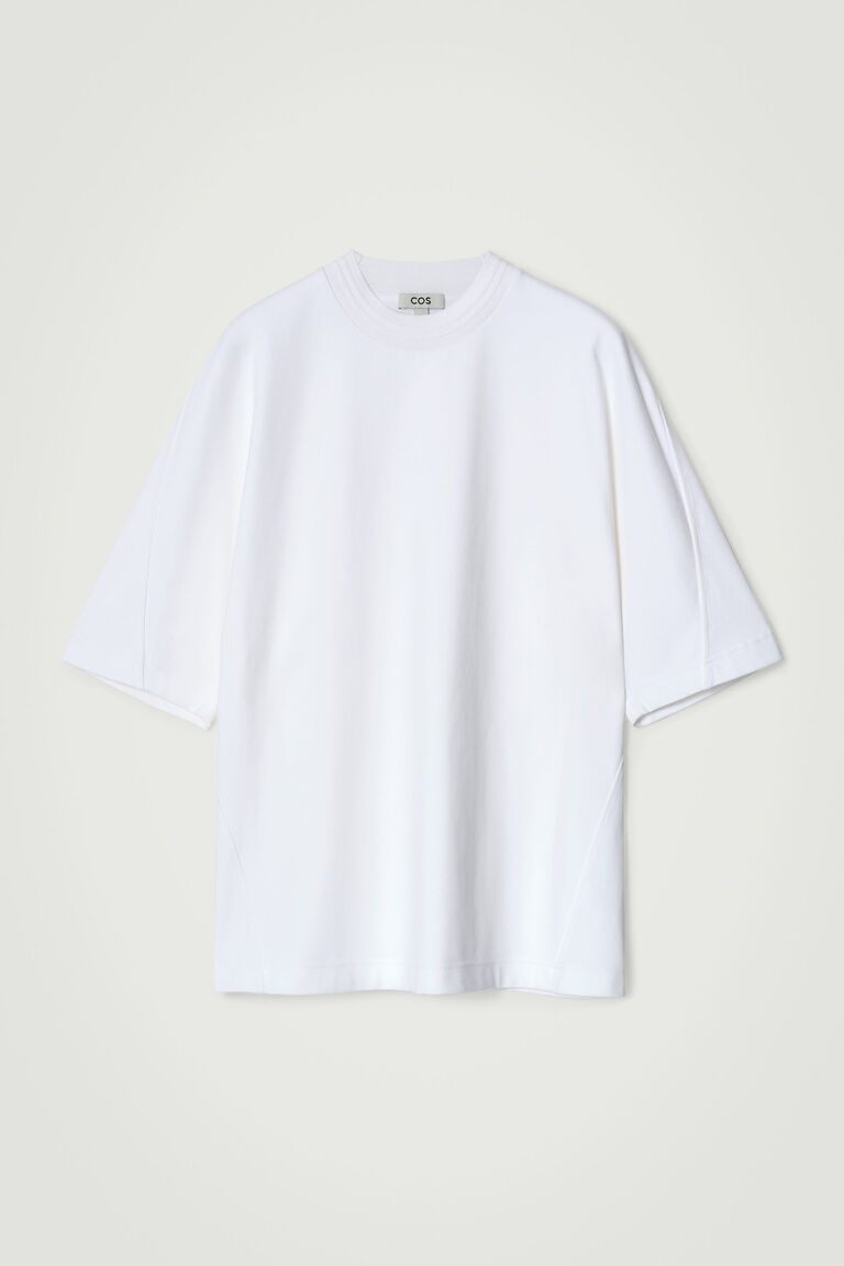 OVERSIZED HEAVYWEIGHT MOCK-NECK T-SHIRT