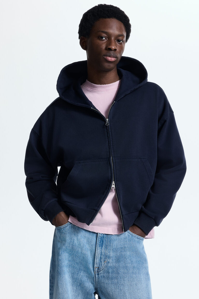 Oversized Fit Zip-through hoodie