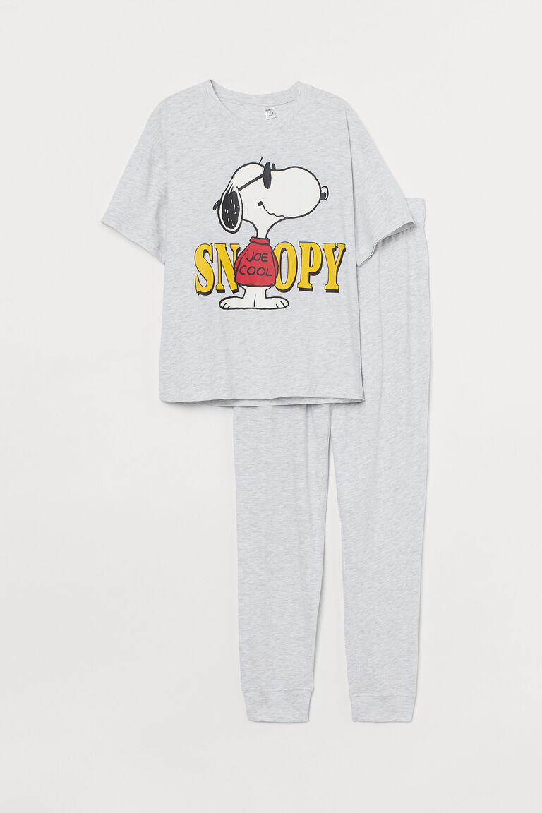 Cotton jersey pyjamas