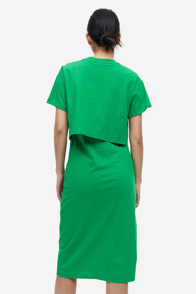 MAMA Cotton nursing dress