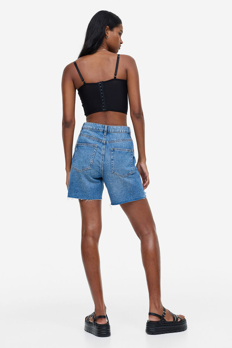 Lacedetail mesh bustier top