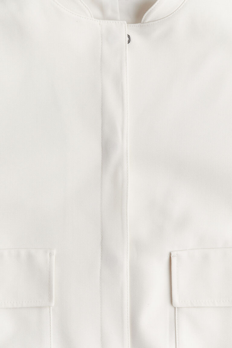 Oversized twill jacket