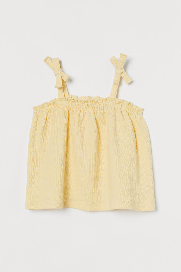 Smocked Yellow Top main image 0