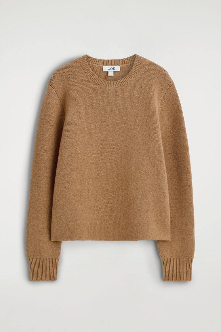 MERINO WOOL CREW-NECK JUMPER