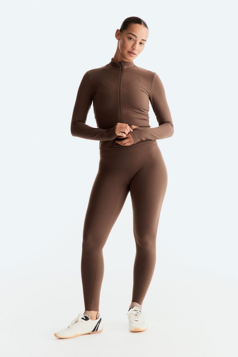 Zip-through sports jacket with SoftMove™