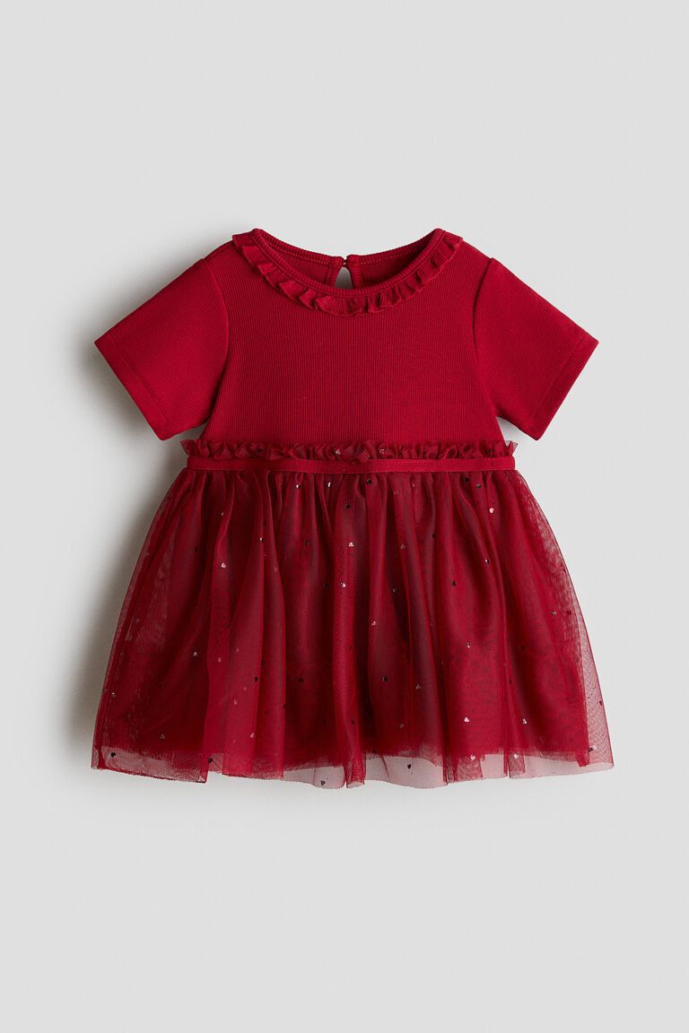 Tulle-skirt dress