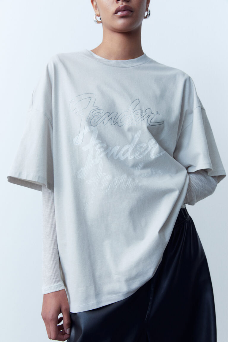 Oversized printed T-shirt