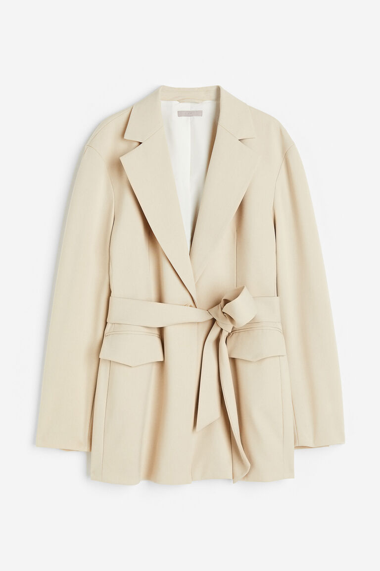 Timani Tie Waist Blazer- Daylight Blue