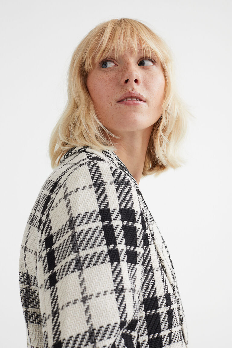 Texturedweave blazer