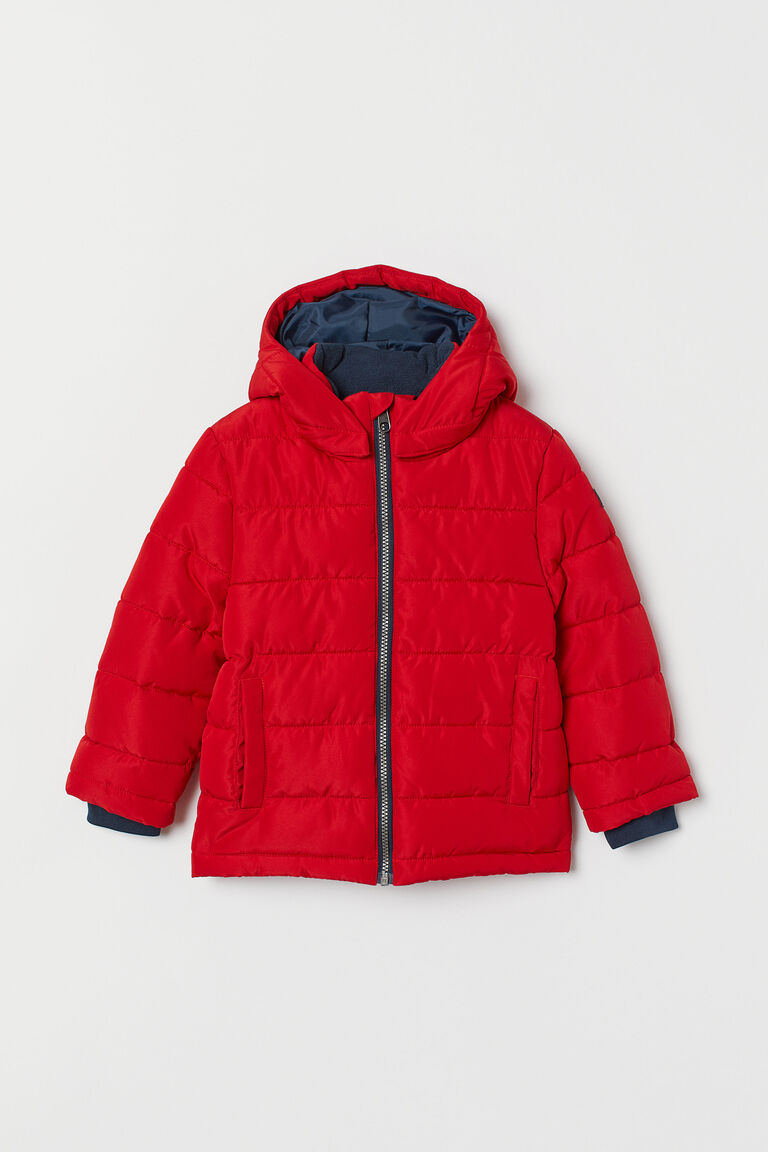 Padded hooded jacket