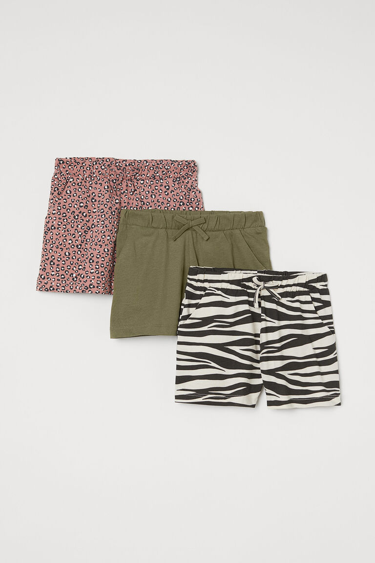 3-pack jersey shorts