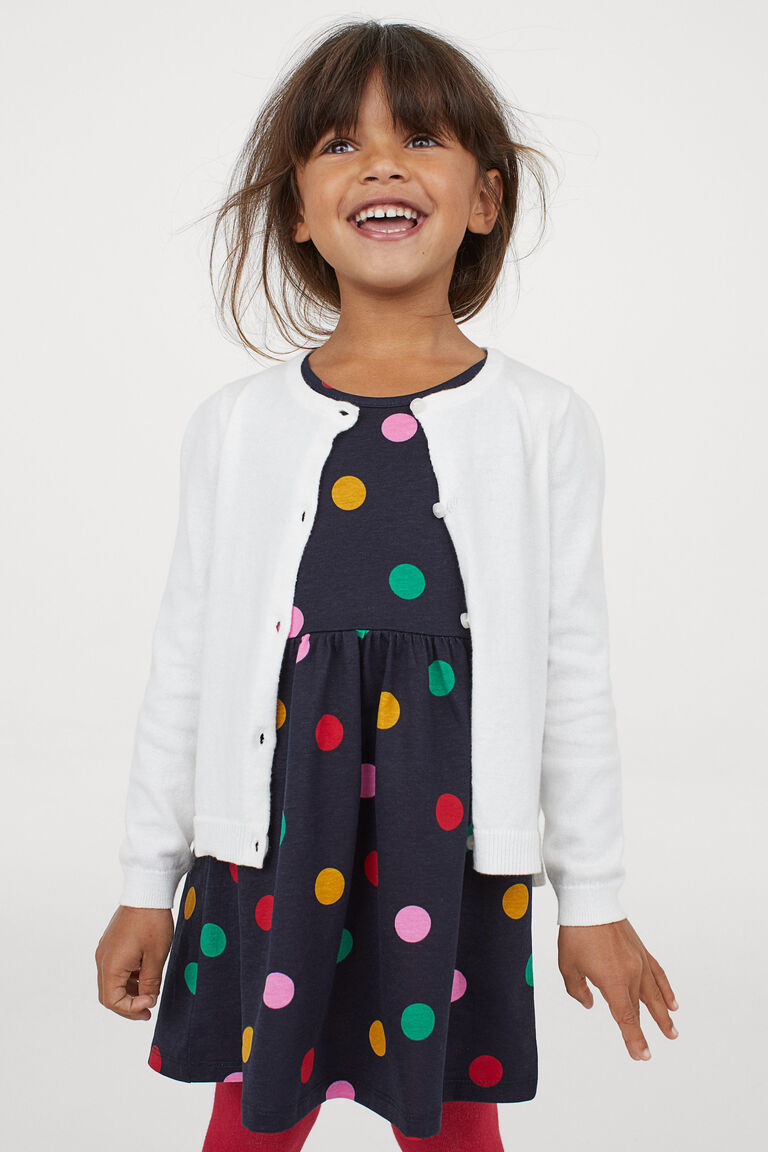 Patterned jersey dress