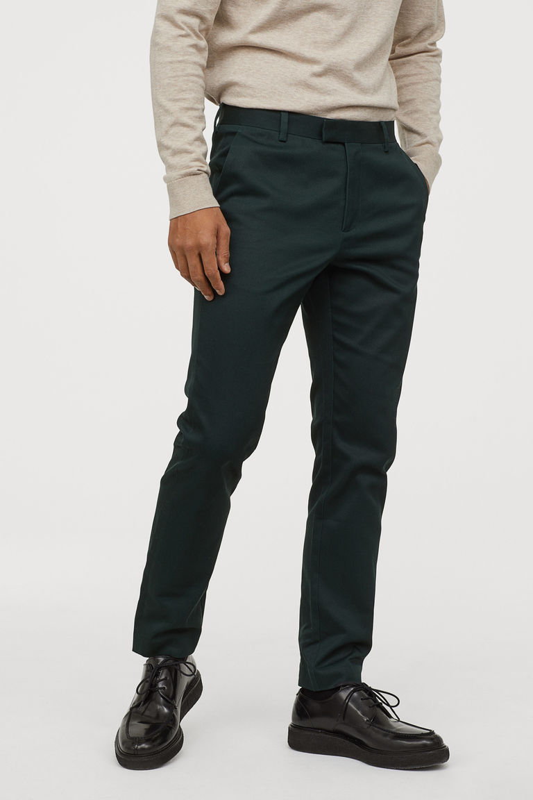 Cotton chinos Slim Fit