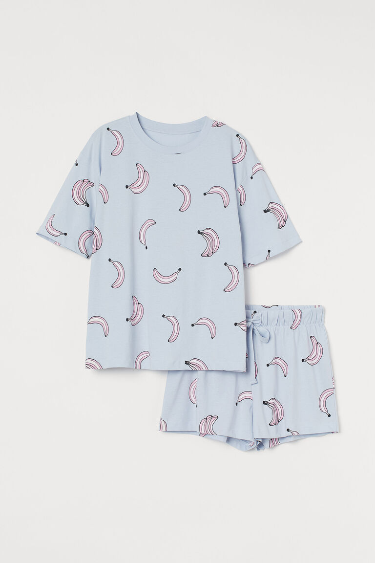 Cotton jersey pyjamas