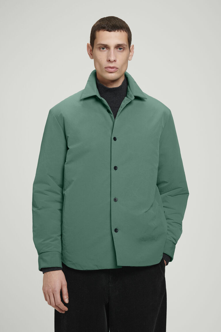 RELAXED PADDED NYLON OVERSHIRT