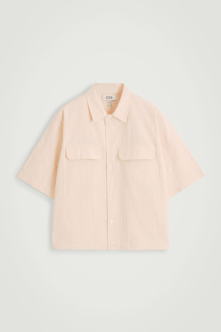 RELAXED FLAP-POCKET UTILITY SHIRT