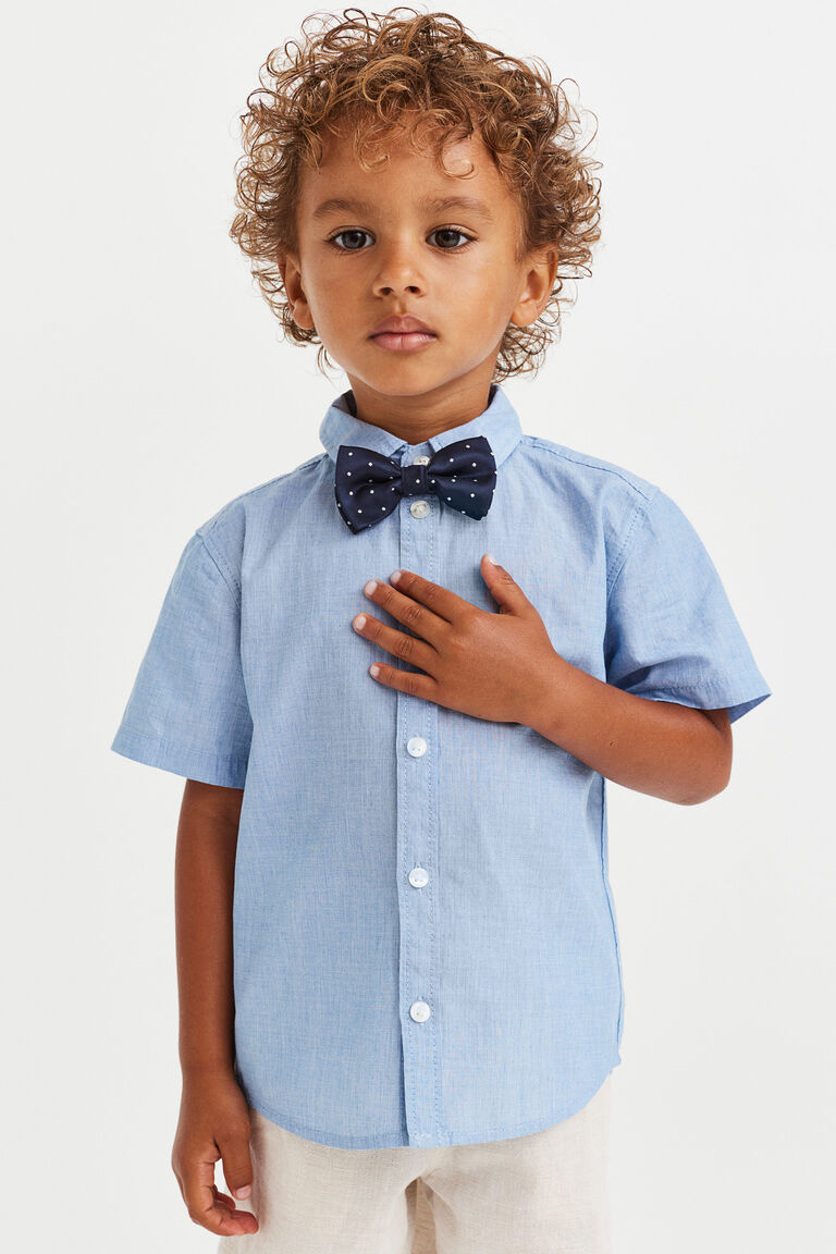 Shirt and bow tie