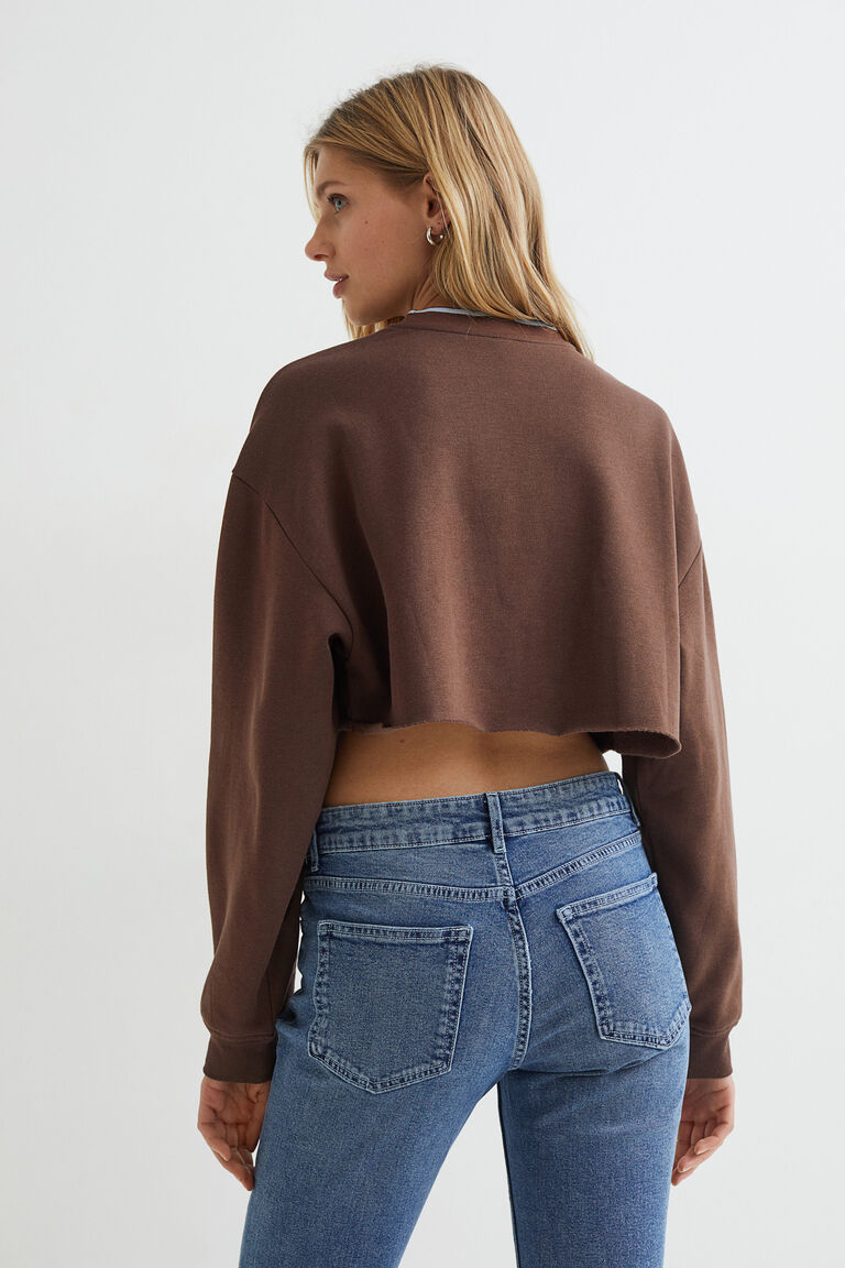 Cropped sweatshirt