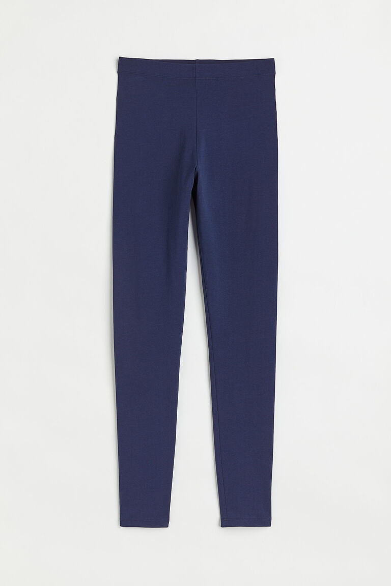 Cotton jersey leggings