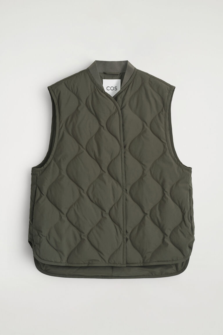 OVERSIZED QUILTED DOWN GILET