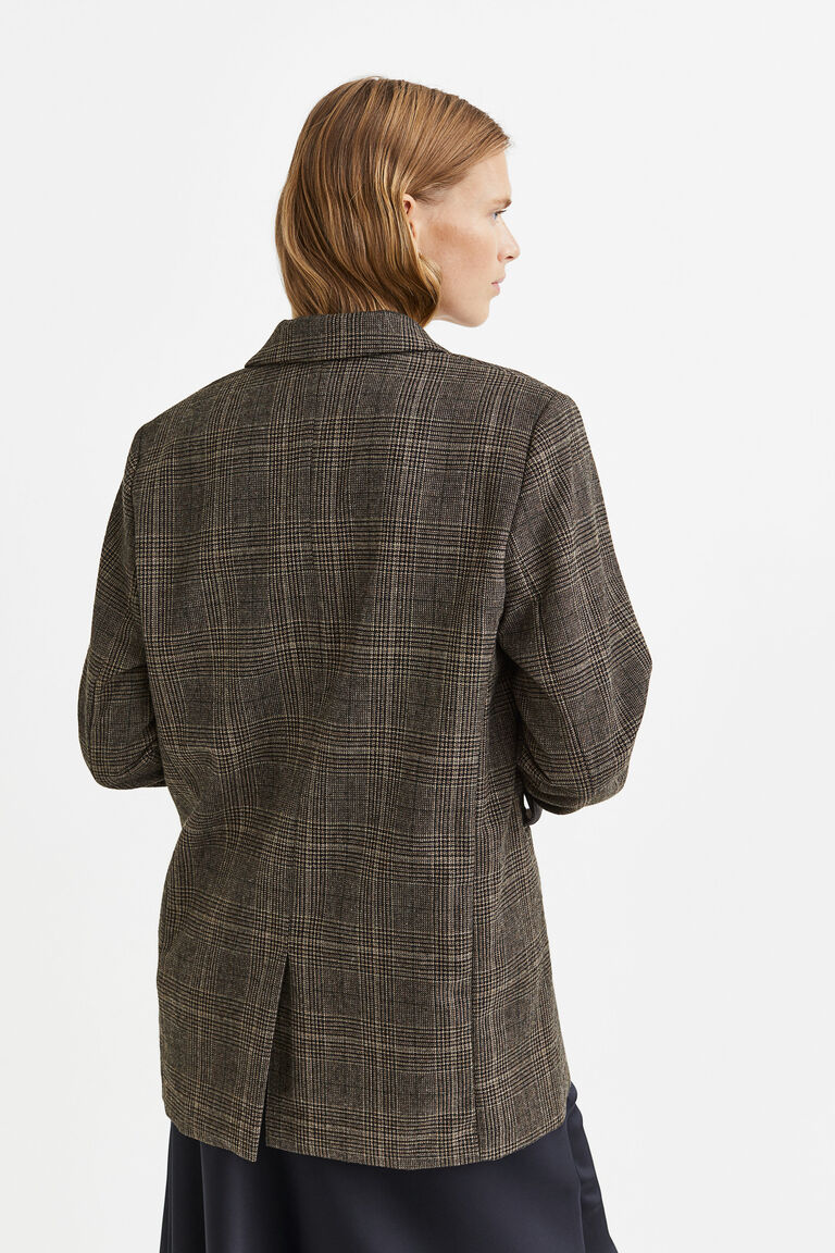 Oversized woolblend jacket