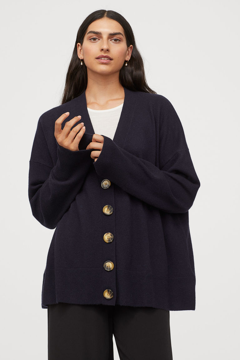 Oversized cashmere cardigan Oversized cashmere cardigan