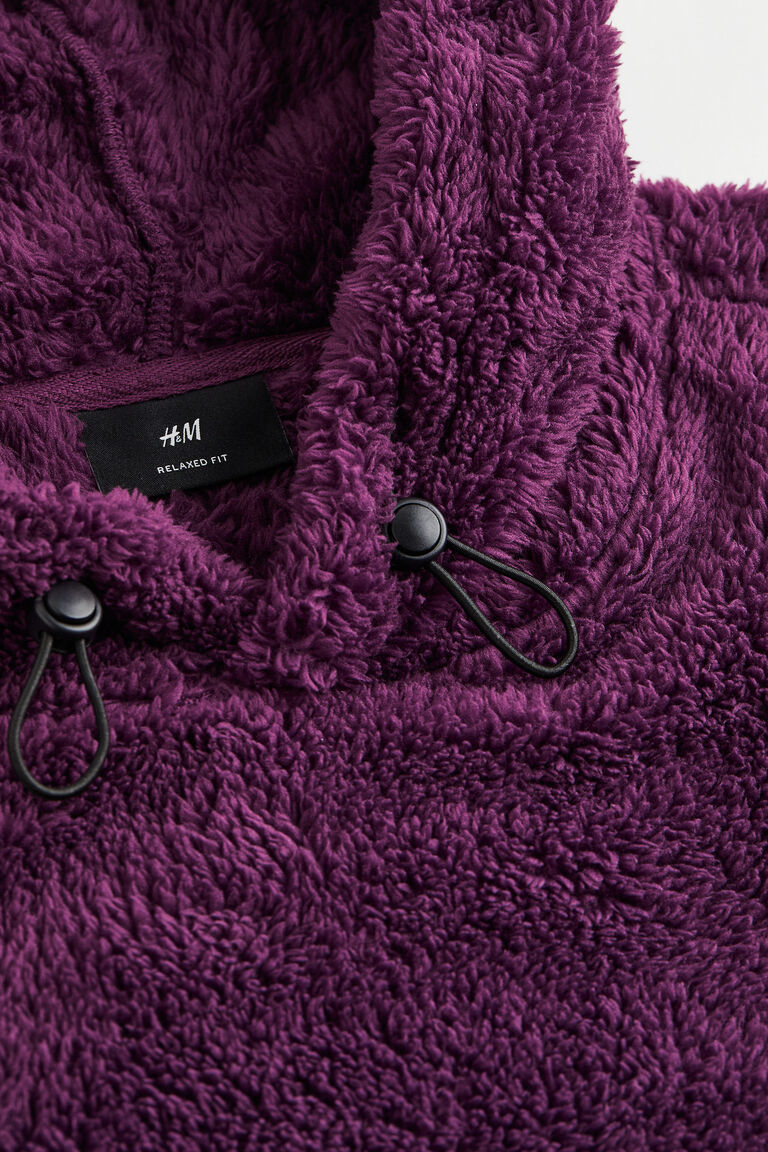 Relaxed Fit Pile hoodie