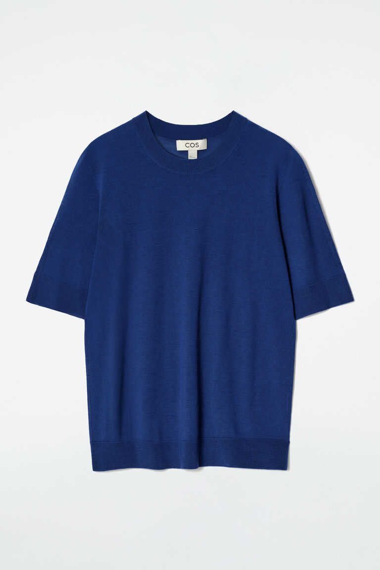 SLIM MERINO WOOL SEAMLESS T-SHIRT