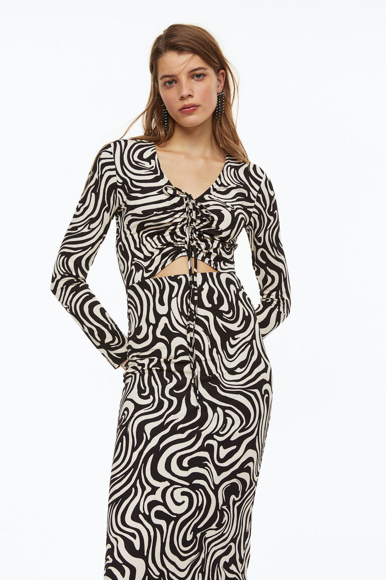 Drawstringdetail bodycon dress