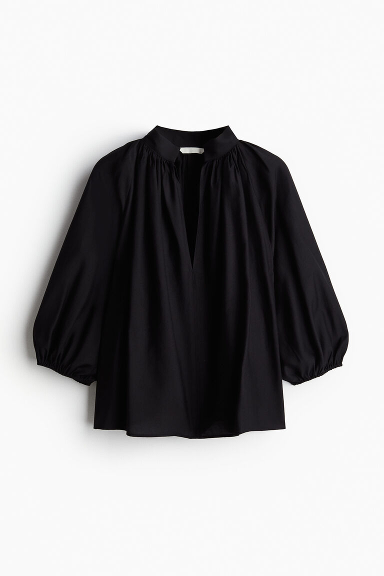 Ika Blouse with Balloon Arm