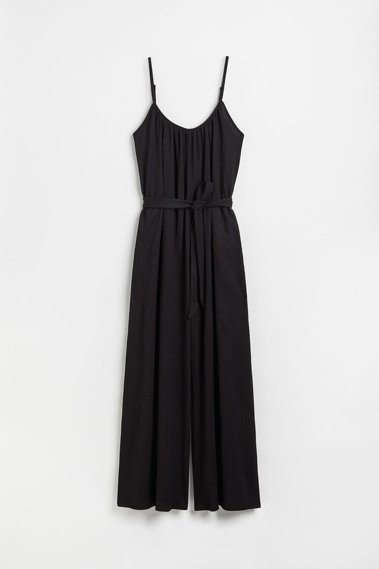 Tiebelt jumpsuit