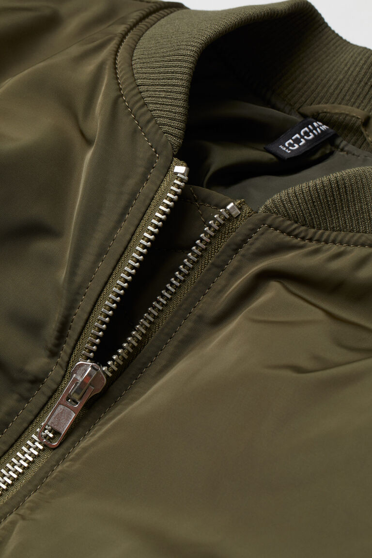 dkny khaki green padded jacket