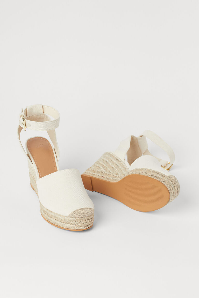 Wedgeheeled espadrilles