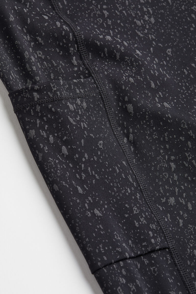 Reflective running tights