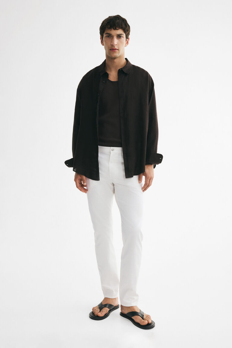 Slim Fit 5-pocket trousers