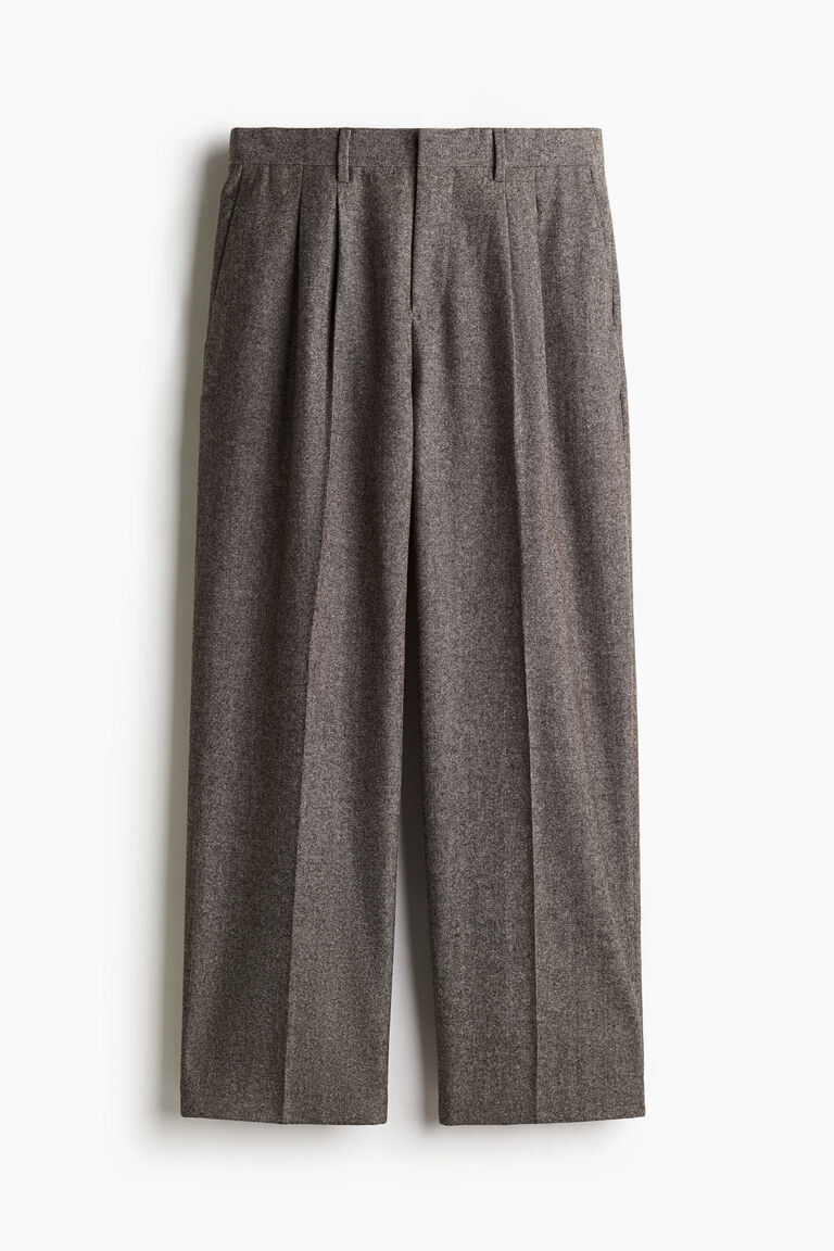 Loose Fit Wool-blend trousers
