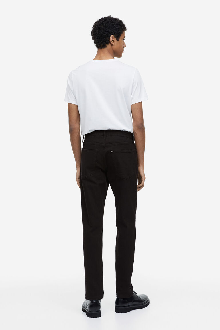 2942045 Black High Waist Slim Pants