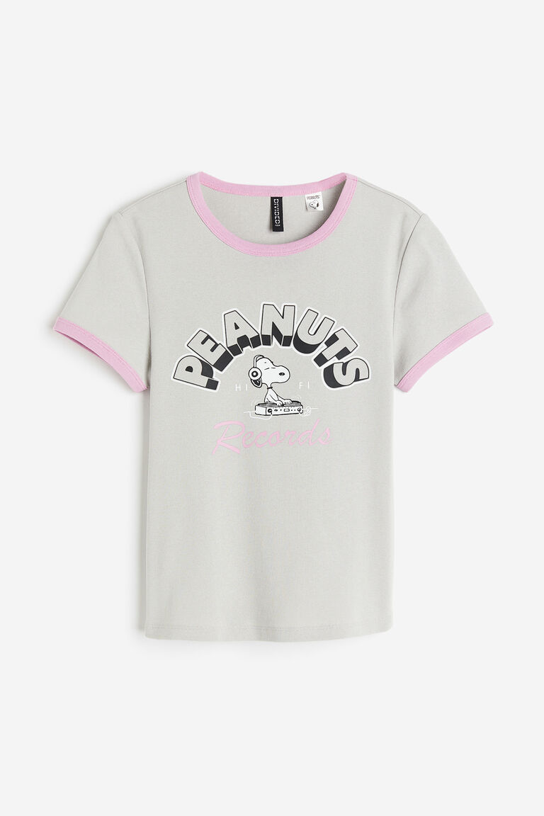 M _ (WHITE) Hibiscus Pocket Tee (6126001)