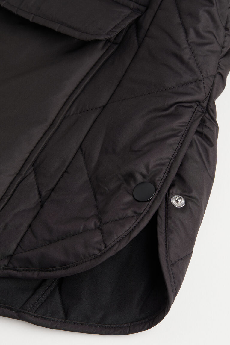 Oversized quilted jacket