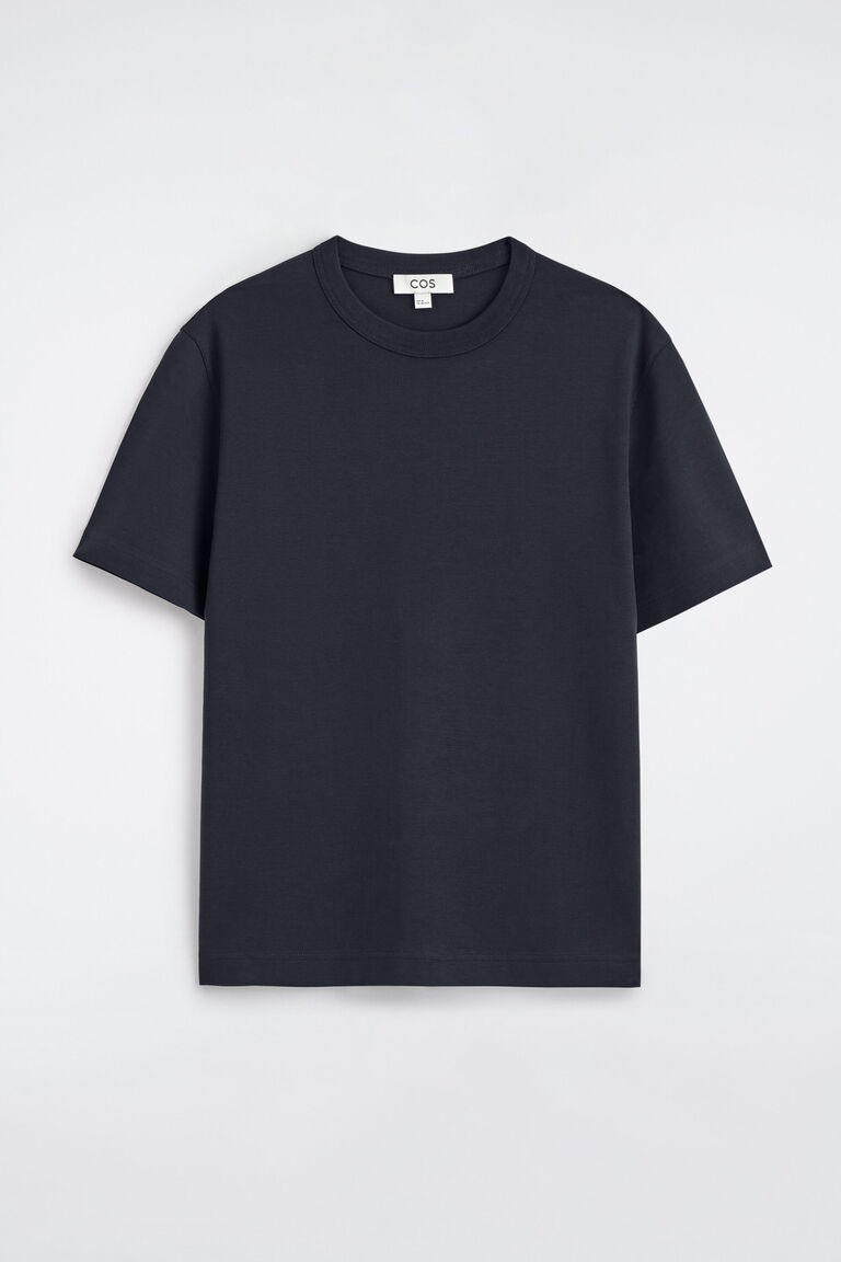 เสื้อยืดแขนสั้น ผ้าฝ้าย INTERLOCK คอกลม